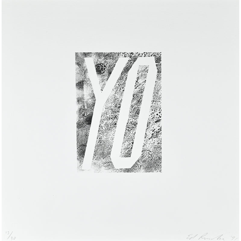 Ed Ruscha - Yo