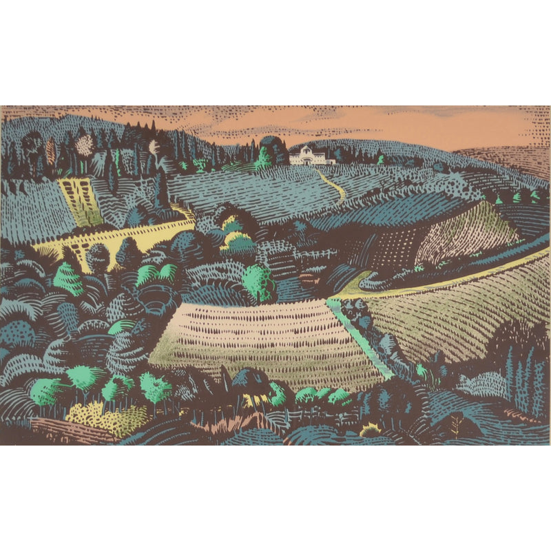 Milton Glaser - Tuscany: View from Radda