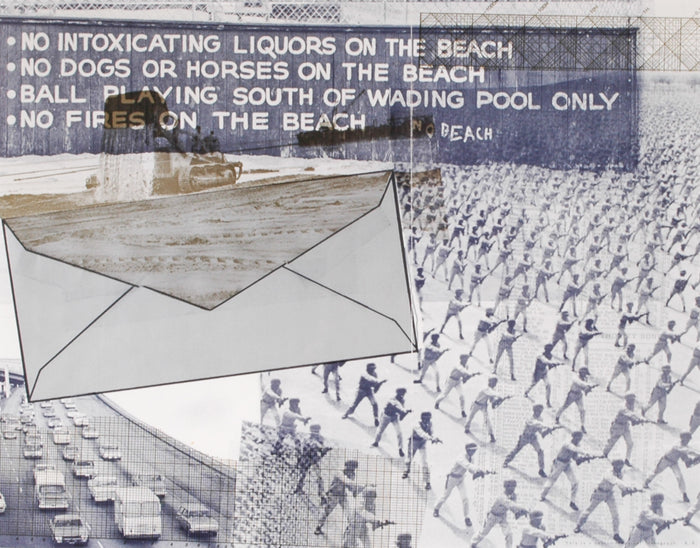 Robert Rauschenberg - Untitled (No Intoxicating Liquors On The Beach)