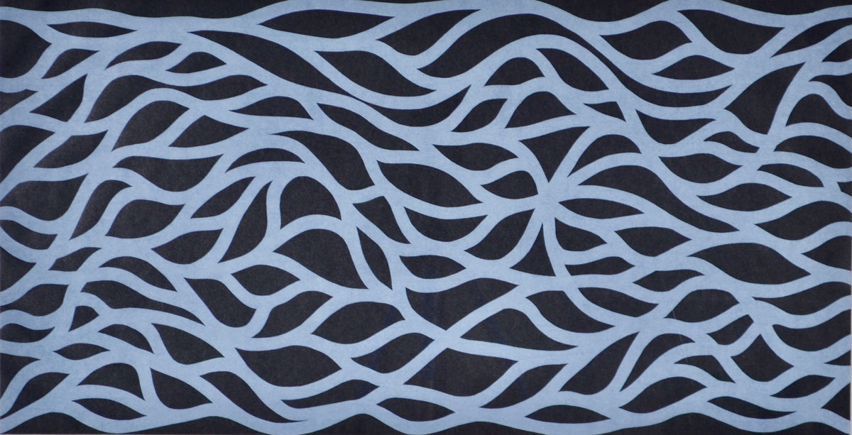 Sol LeWitt - Loopy Doopy, White on Black