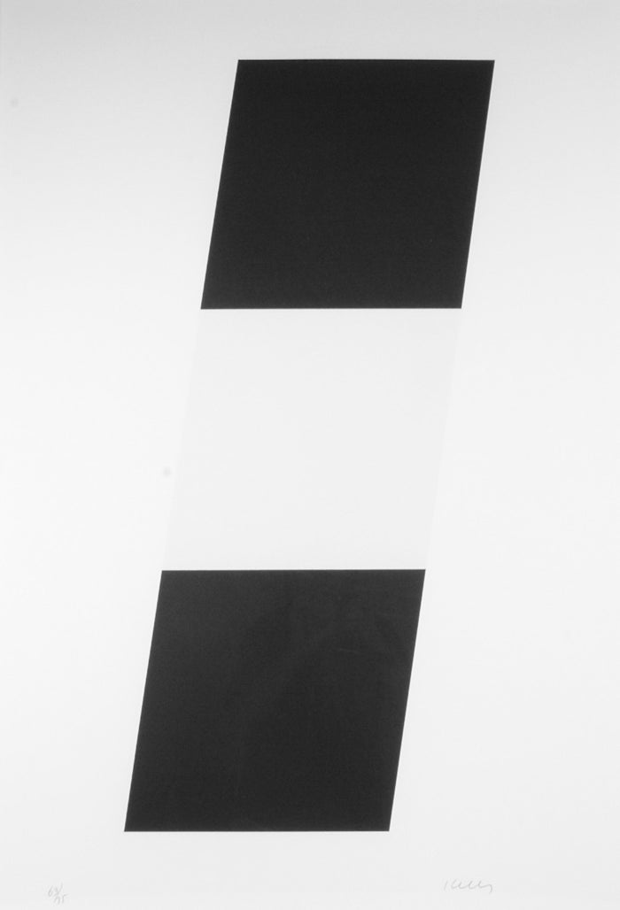 Ellsworth Kelly - Black/White/Black